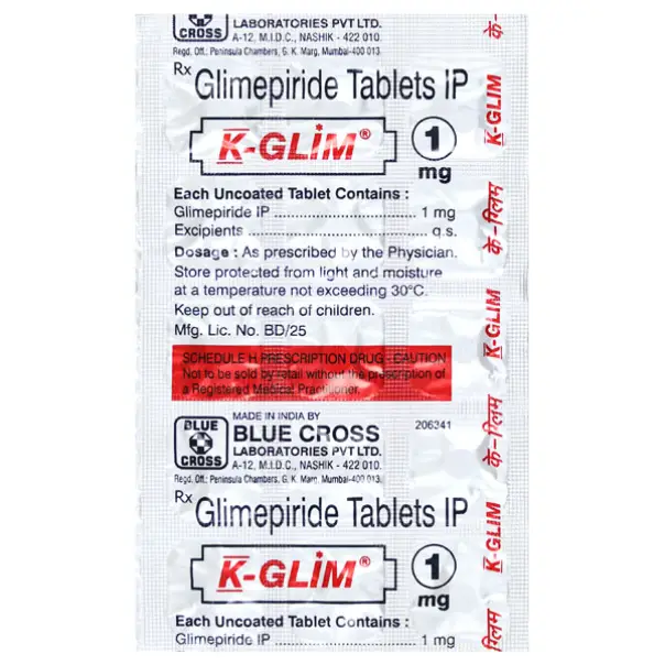 K-Glim 1mg Tablet